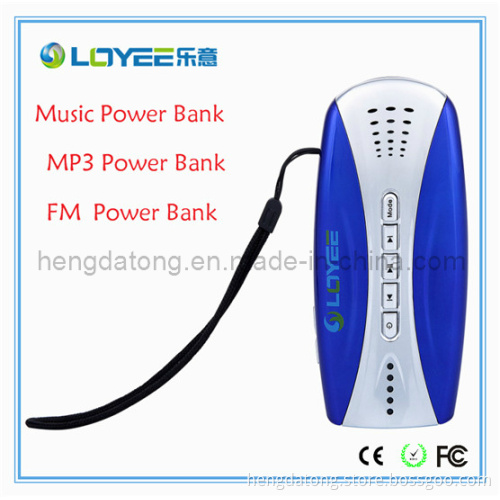 Patent Multifunction MP3 Power Bank Support FM Radio